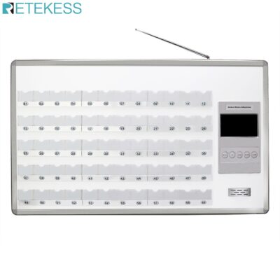 Retekess TD122 60 Bed Wireless Calling Host Receiver with Voice Report Medical intercom system alarm for Nurse Calling System