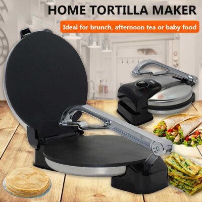 Electric Roti Crepe Makers Paratha Bread Pizza Tortilla Maker Non-stick Bakeware Kitchen Cooking Appliance Tools 220V 1600W
