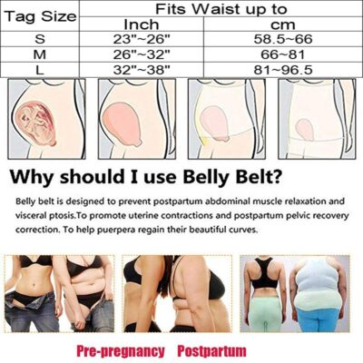 Postpartum Belly Wrap Support Recovery Belts Body Shaper C Section Girdle Shapewear Post Belly Band Postpartum Recovery Belt