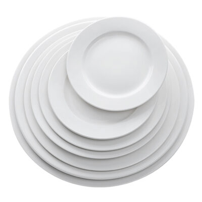 Cheap Ceramic Dinner Flat Plate White, Porcelain Serving Dinner Plates Dinnerware