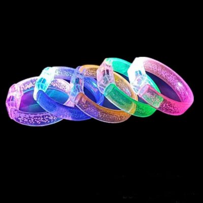 Led Dance Bangle Watch Boys Girls Flash Wrist Band Light Bracelet for Glowing Party home decor wedding birthday