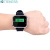 Black Wireless Calling Paging System Watch Wrist Receiver Host Call Pager for Restaurant Factory Office F3300A