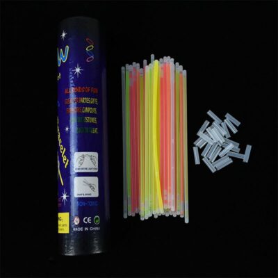 1set Party Fluorescence Light Glow Sticks Bracelets Necklaces Neon For Wedding Party Glow Sticks Bright Colorful Glow Sticks