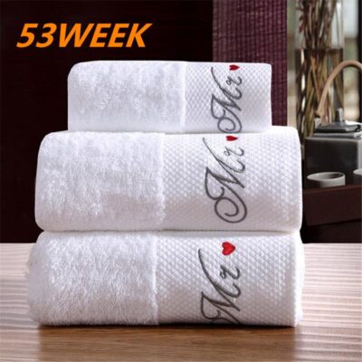 Factory direct sale cotton towel super soft absorbent increase thickening hotel white towel floor towel soft and comfortable 201