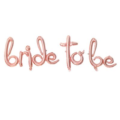 Rose Gold Letter Bride To Be Foil Balloon Wedding Bridal Shower Just Married Foil Balloons Hen Bachelorette Party Decorations