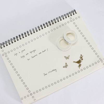 journal accessories kids stationery 10 rolls/set black circles DIY washi tape