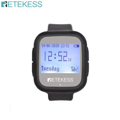 Retekess TD106 Watch Receiver for Wireless Calling System Call Waiter Restaurant Equipment Cafe Office Customer Service