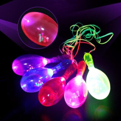 LED Flashing Maracas Musical Children Shaker Percussion Toys Glow Party wedding birthday Christmas Halloween Xmas