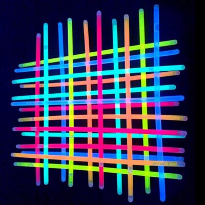 100 Pcs Party Fluorescence Light Glow Sticks Bracelets Necklaces Neon For Wedding Party Glow Sticks Bright Colorful Glow Sticks