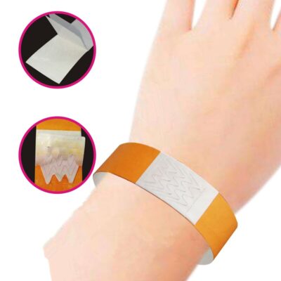 200 pack color Printing Paper Wristbands For Events entrance ticket Wristbands for Bar private Party competition Tyvek bracelet