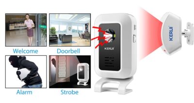 KERUI M7 Welcome Chime Doorbell Wireless Infrared PIR Motion detector Sensor Doorbell Welcome Alarm Entry Doorbell