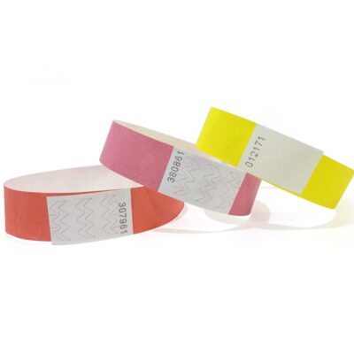 3/4" Tyvek Wristbands Rainbow 450 Ct. Variety Pack- 50 Each, wristbands for Events Parties Assorted Colors Free Shipping