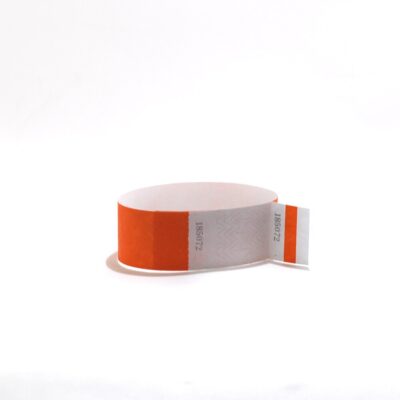 Solid NEW Color 1" Tyvek Wristbands Stub Detachable for ID Paper Wristbands for Party Events Only 100 Pieces
