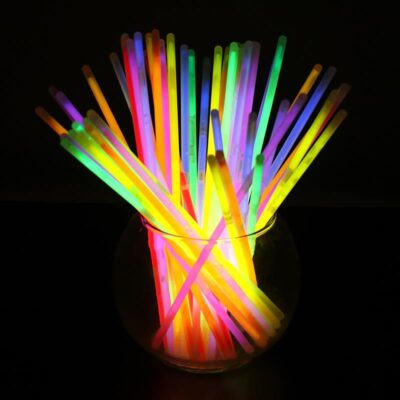 Colorful Glow Sticks Bracelets Necklaces Party Fluorescence Light Bulk Party Supplies Light Stick Bracelets Extra Bright Sticks