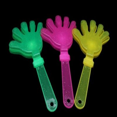 Fun Clap Your Hands LED Flashing Light Up Hand Clapper Cheering Party Noise Makers wedding birthday Halloween Christmas Xmas