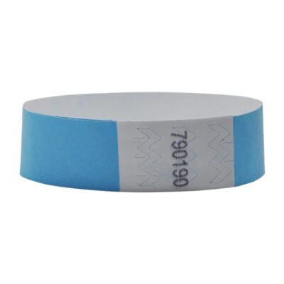 50 Pieces Solid NEW Color 3/4 inch Tyvek Wristbands with Series Numbers, Tyvek Paper ID Wristbands for Party Events