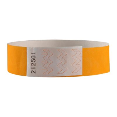 Neon Colors 3/4 inch Tyvek Wristbands with Numbers, Wear Beautiful Color Wristbands for Parties Events 1000 Pieces
