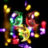 5m 20 LED Moon Solar String Lights Outdoor Fairy Light String for Christmas Home Wedding Party Bedroom Birthday Decoration