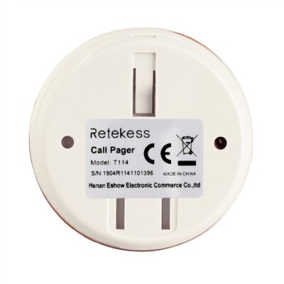 Retekess Wireless Calling Bell Pager Call Button Transmitter Calling System for Restaurant Hotel 433MHz F9405C