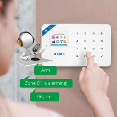 KERUI WIFI GSM Burglar Security Alarm System IP Camera APP Control Home PIR Motion detector Door Sensor Alarm Detector Alarm