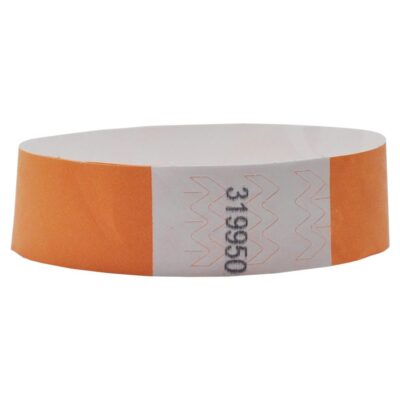 Solid NEW Color 3/4 inch Tyvek Wristbands with Series Numbers, ID Wristbands for Party Events, 500 Pieces Free Shipping