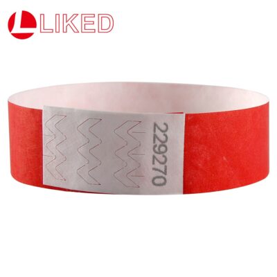Solid NEW Colors 3/4 inch Tyvek Wristbands with Numbers, ID Wristbands for Events Parties 1000 pieces Free Shipping