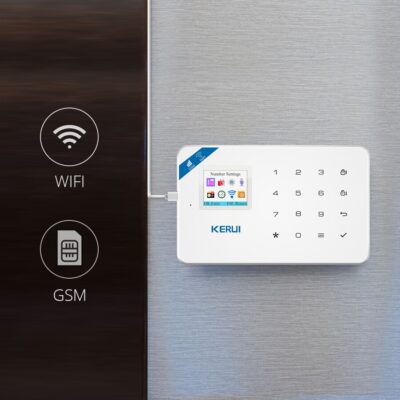 KERUI WIFI GSM Burglar Security Alarm System IP Camera APP Control Home PIR Motion detector Door Sensor Alarm Detector Alarm