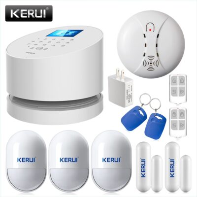 KERUI W2 WIFI NETWORK alarm IOS Android APP remote control WiFi GSM PSTN Burglar Home Security Alarm System