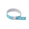 Blue Plastic Wristbands - 100 Count More Sturdy Wristbands For Parties Events Identity Tag 16mm x 250mm