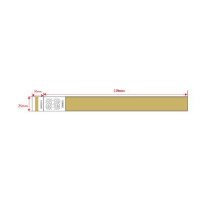 Solid New Gold 1" Tyvek Wristbands Stub Detachable for ID Paper Wristbands for Party Events,Only 500 Pieces