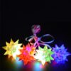Spiky Jelly Star Light LED Flashing Necklace Pendants Glow Rave Glow Party Gift wedding birthday Halloween Christmas Xmas