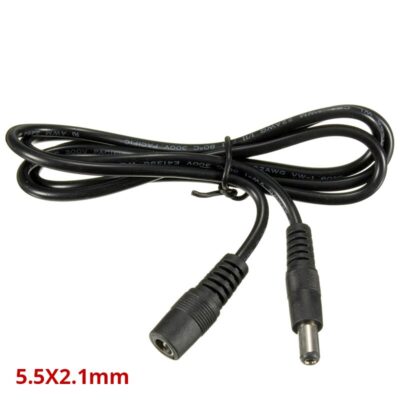 12V 5V DC Power Cable 3M 10Feet Extension Cable For CCTV Security IP Camera 5.5X2.1mm 3.5X1.35mm