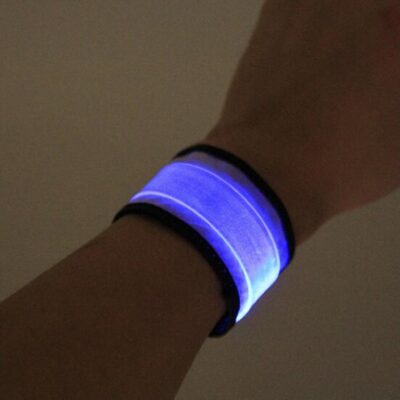 Adults Men LED Blinking Ring Wristband Flashing Glowing Bracelet Bangle Bar Nightclub Glow Party birthday