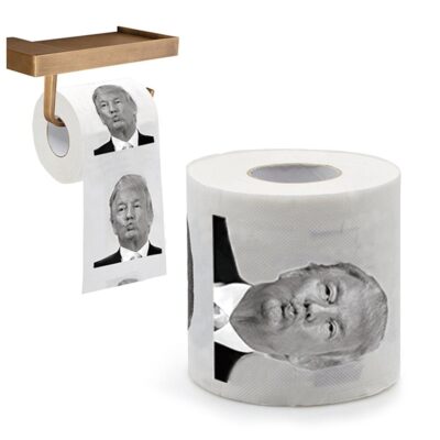 Joke Fun Paper Tissue Gag Gift Prank Joke Creative Bathroom Funny Toilet Paper President Donald Trump Toilet Paper Dropshipping