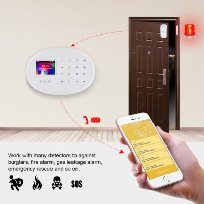 Kerui Wireless GSM Burglar Alarm System Is Compatible With Anti-pet Motion Detector