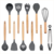 Quality Assurance Best Hard Wearing Wooden Handle 11pcs Kitchen Silicone Cooking Utensil Set