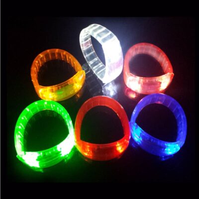 10pcs Luminous LED bracelet luminescence Silicone Bracelet Party Bracelet Event decor home decor birthday