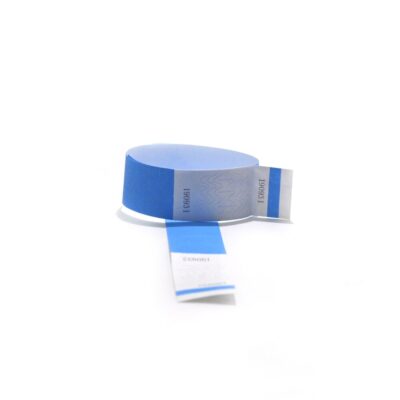 Solid NEW Color 1" Tyvek Wristbands Stub Detachable for ID Paper Wristbands for Party Events Only 100 Pieces