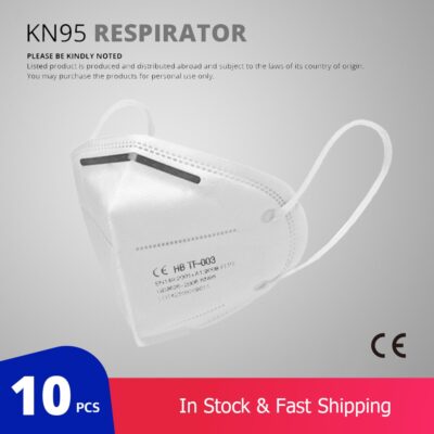10 Pcs KN95 Face Masks Dust Respirator KN95 Mouth Masks Adaptable Against Pollution Breathable Mask Filter (not for medical use)