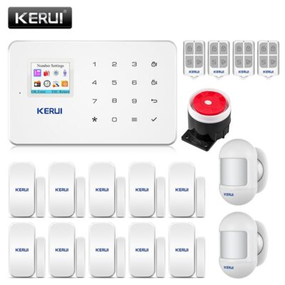 KERUI G18 Alarm Systems Security Home IOS APP Home Anti-theft Alarm System Motion Sensor gsm Alarm System Smart House Kit