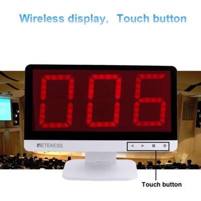 TM101 Wireless Remote Control Intelligent Responder For Music Blind Test Game Competition 4 Transmitters+ 1 Display Host