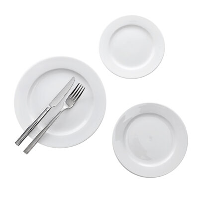 Cheap Ceramic Dinner Flat Plate White, Porcelain Serving Dinner Plates Dinnerware