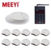 Wireless Service Calling Plastic Button Restaurant Cafe Table Buzzer Waiter Guest Paging System