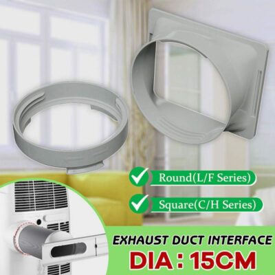 Universal 3 Types Diameter 15cm/5.9" Portable Air Conditioner Window Exhaust Duct Pipe Hose Interface Connector