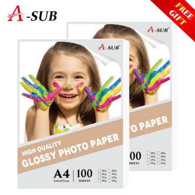 A4 Photo Paper Gloosy Waterproof Inkjet Printing 100 Sheets For High End Photography
