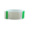 Solid New Green 1" Tyvek Wristbands Stub Detachable for ID Paper Wristbands for Party Events,Only 500 Pieces