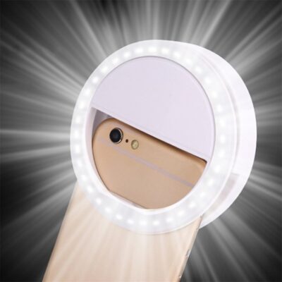 Selfie LED Ring Flash Light Portable Phone Selfie Lamp Luminous Clip Lamp Camera Photography Video Spotlight lens luz para movil