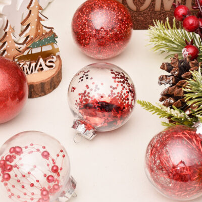 Christmas Ball decorations 6cm/30 PET ball Christmas tree pendant