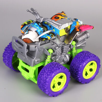 Children's four-wheel toy car boy simulation off-road model night market stall wholesale
