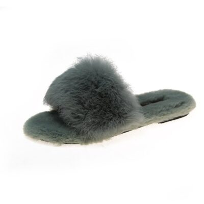 2020 winter new rabbit hair slippers